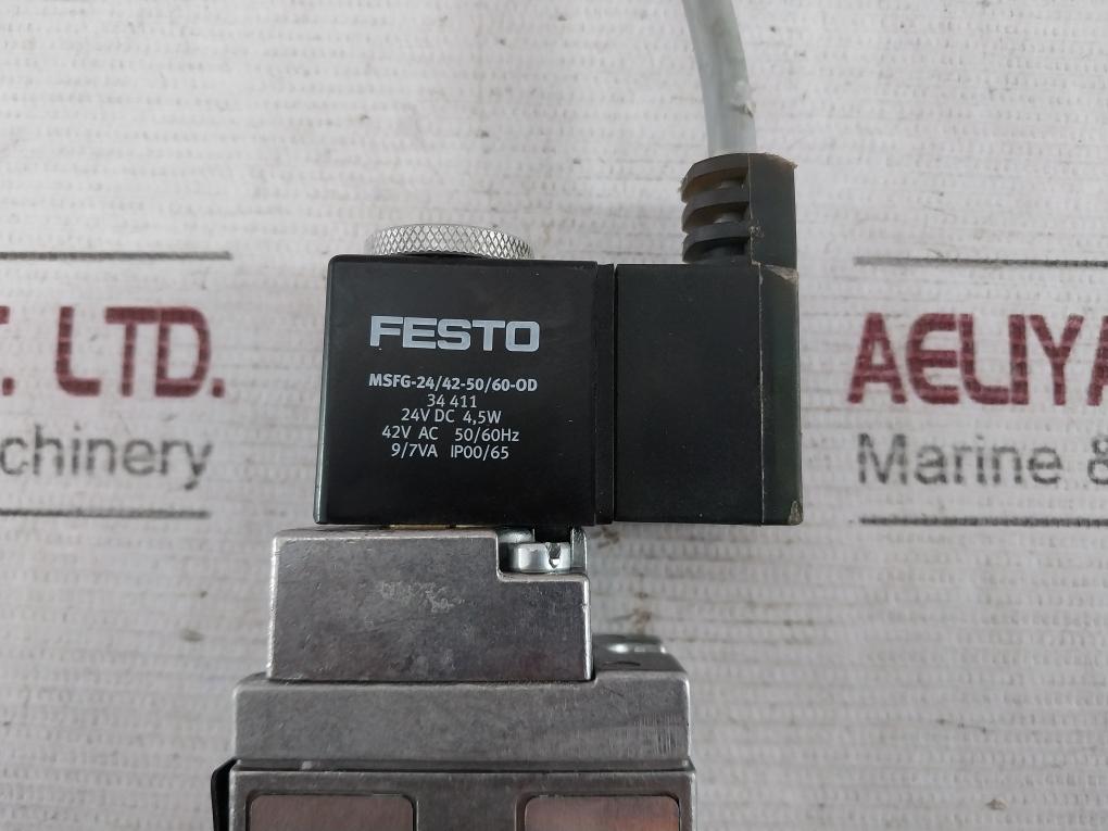 Festo Mfh-5-1/8-b Solenoid Valve Msfg-24/42-50/60-od 42Vac 50/60Hz 24Vdc 4,5W