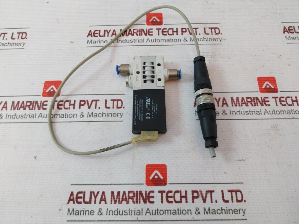 Festo Mhe3-ms1H-3/2G-1/8 Solenoid Valve With Connecting Cable 21,6V-26,4V Dc