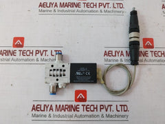 Festo Mhe3-ms1H-3/2G-1/8 Solenoid Valve With Connecting Cable 21,6V-26,4V Dc
