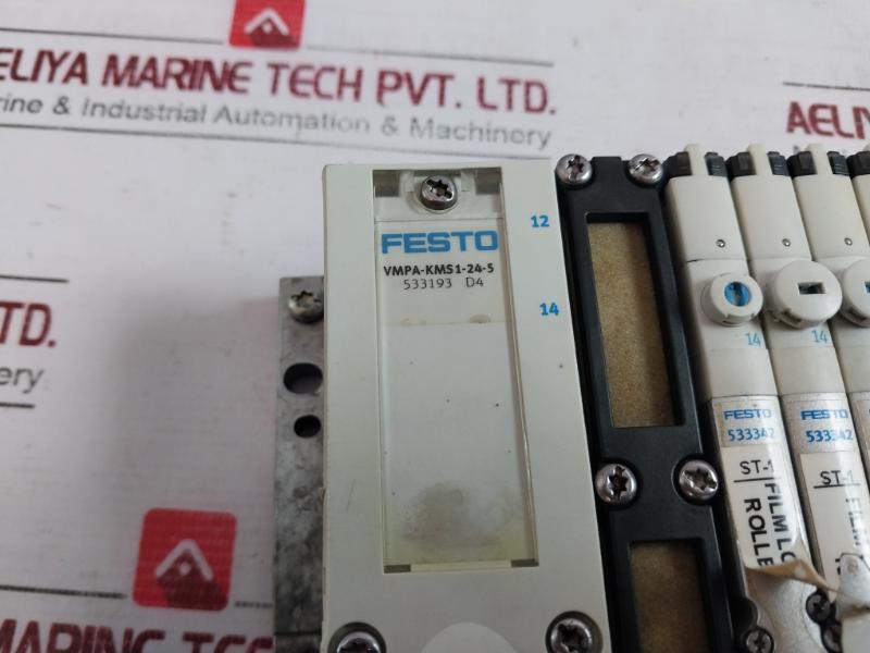 Festo Mpa-mpm-vi Terminal Valve 1-0.9-10 12.14:3-8 Bar 537987 D702 R01
