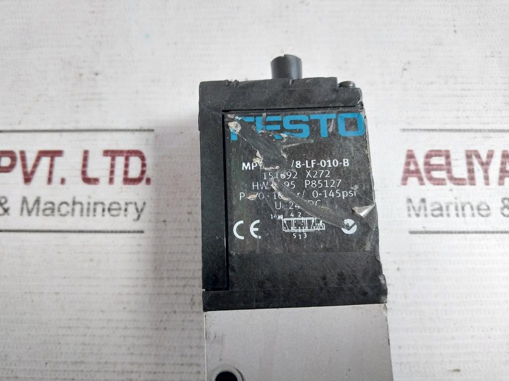 Festo Mpye-5-1/8-lf-010-b Proportional Directional Control Valve 0-10Bar 24Vdc