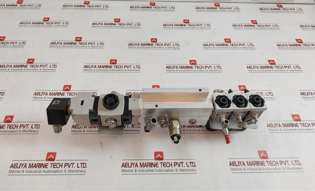 Festo Ms4-lrb-1/4-d7-a8-as Pneumatic Service‐Unit Assy Air Prep Manifold 529483