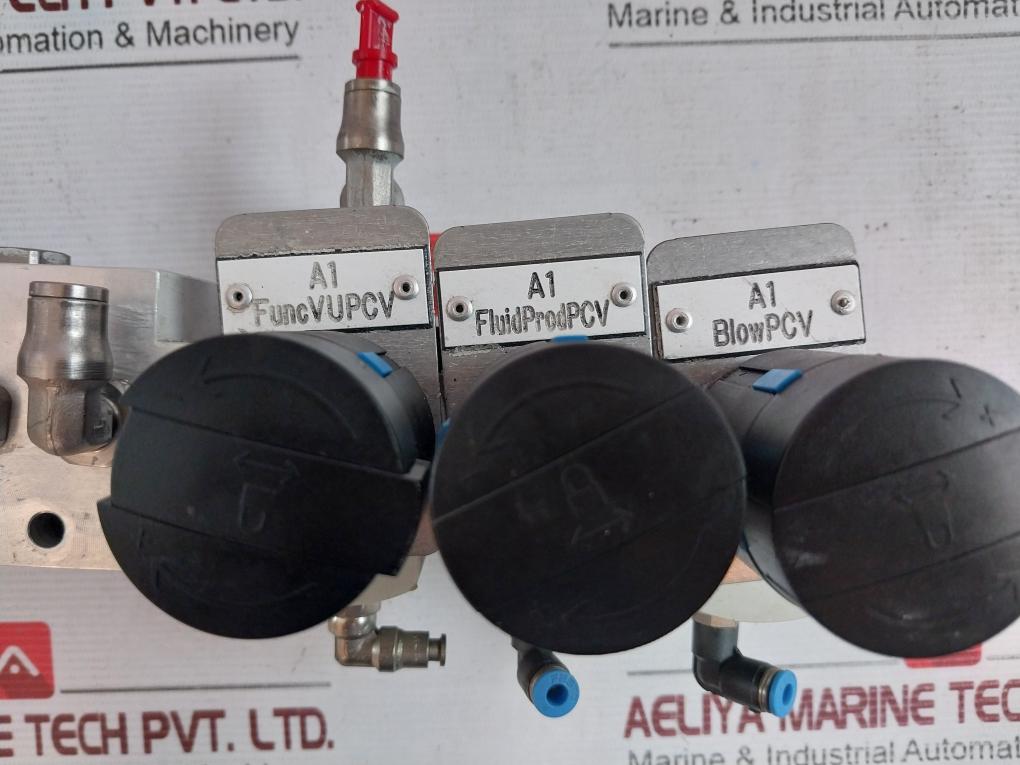 Festo Ms4-lrb-1/4-d7-a8-as Pneumatic Service‐Unit Assy Air Prep Manifold 529483