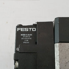 Festo Mebh-5/3B-d-2-zsr-c Solenoid Valve 3-10 Bar 40-145 Psi