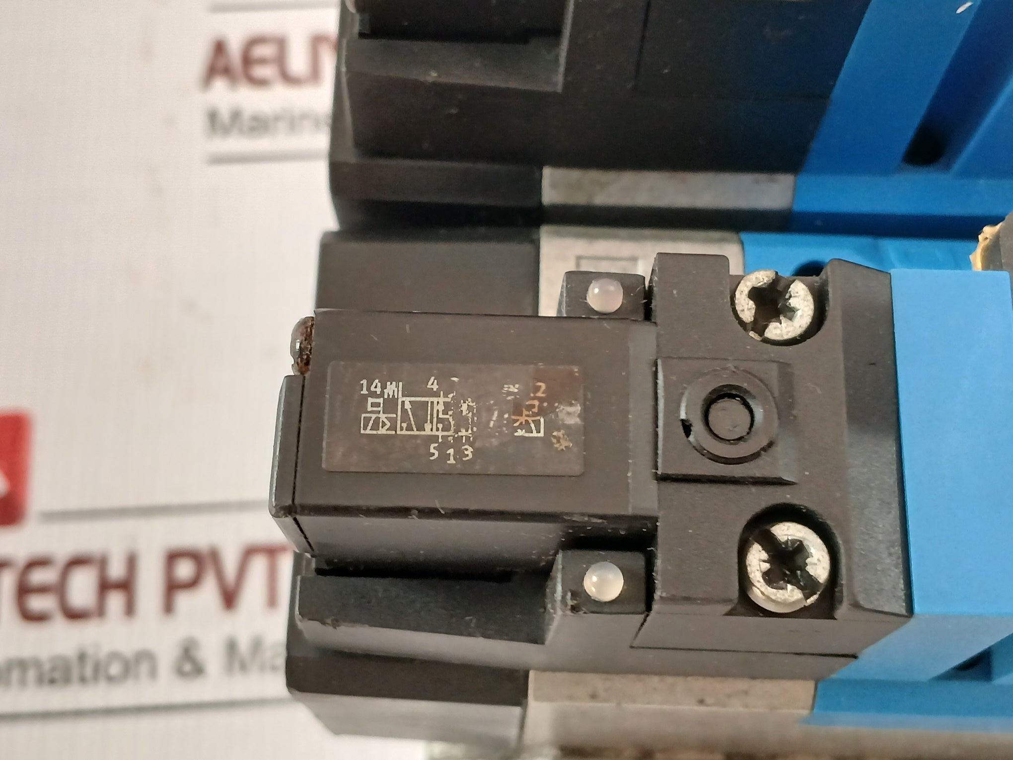 Festo Mebh-5/3B-d-2-zsr-c Solenoid Valve 3-10 Bar 40-145 Psi