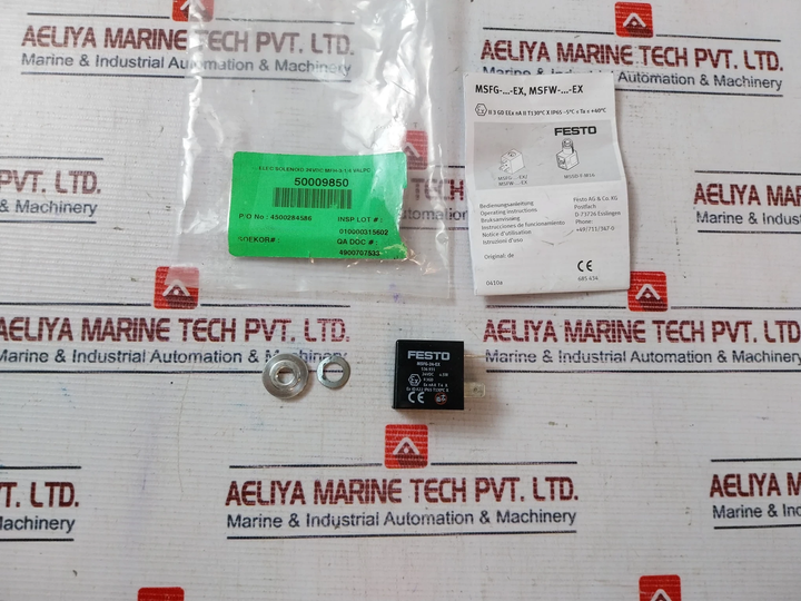 Festo Msfg-24-ex Solenoid Coil 536931 24Vdc 4.5W Ip65