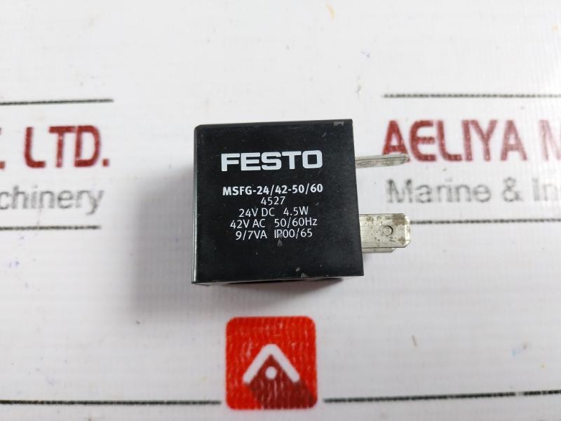 Festo Msfg-24/42-50/60 Solenoid Coil 24V Dc