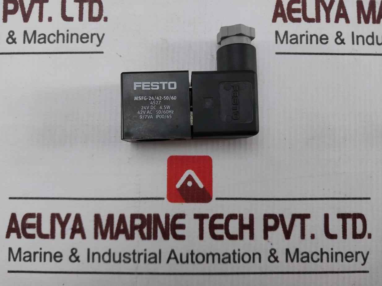 Festo Msfg-24/42-50/60 Solenoid Coil 42V Ac 50/60Hz Ip65
