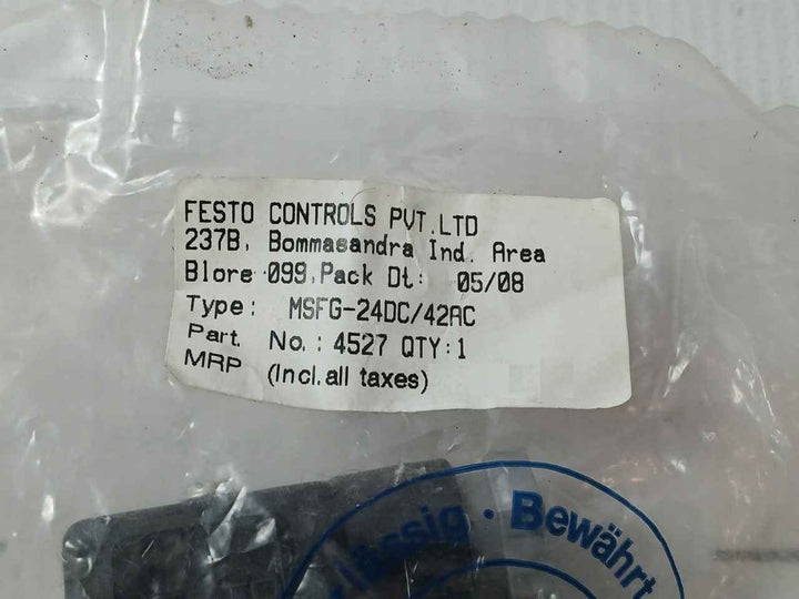 Festo Msfg-24/42-50/60 Solenoid Valve Coil