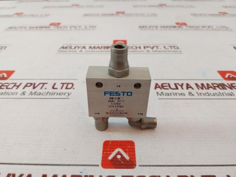 Festo Os-1/8-b Or Gate Pneumatic Manifold Valve 1-10 Bar