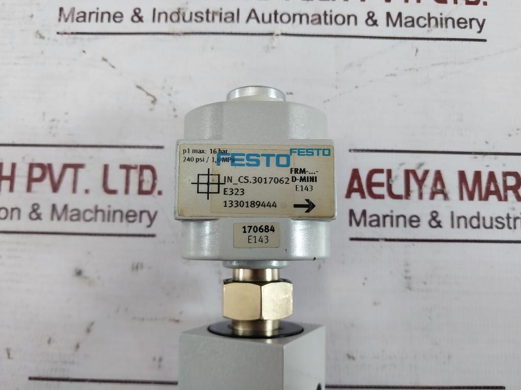 Festo Pev-1/4-b Pressure Switch 16 Bar/240 Psi/1.6 Mpa 1330189444 250V