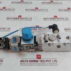 Festo Pev-1/4A-wd Pneumatic Service?Unit Assy Air Prep Manifold 3Hnm 06880-1