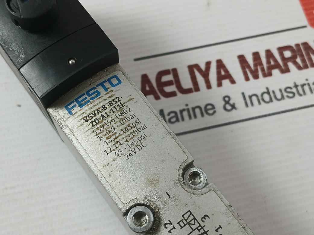 Festo Pneumatic Solenoid Valve Vsva-b-b52-zd-a1-1T1L 24Vdc Ip65