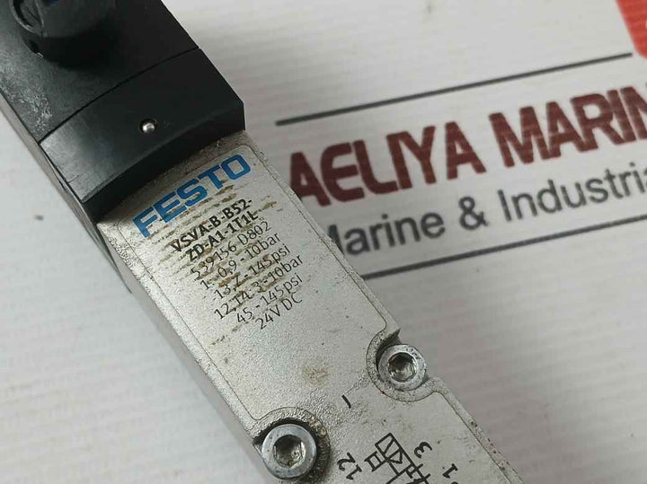 Festo Pneumatic Solenoid Valve Vsva-b-b52-zd-a1-1T1L 24Vdc Ip65
