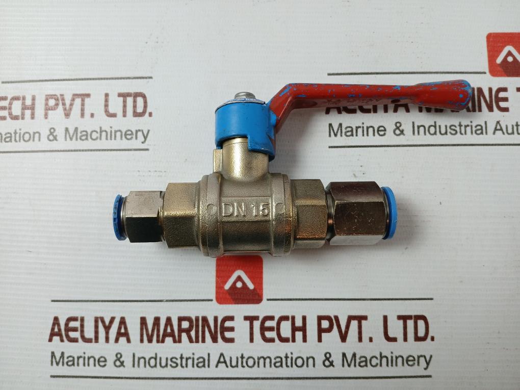 Festo Qh-1/2 Series J 2‑Way Brass Ball Valve 0-30 Bar Dn 15