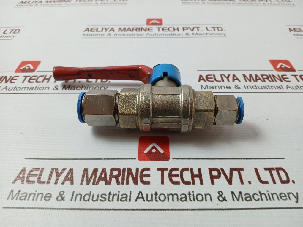 Festo Qh-1/2 Series J 2‑Way Brass Ball Valve 0-30 Bar Dn 15