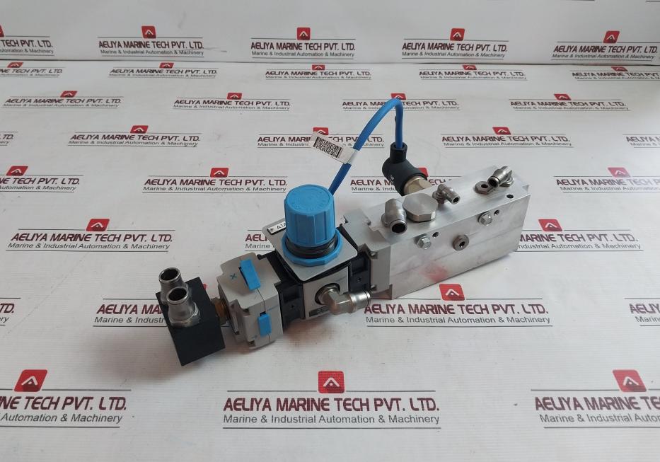 Festo Sa-204137 S508 Pneumatic Service-unit Control Valve Assembly Pev-1/4A-wd