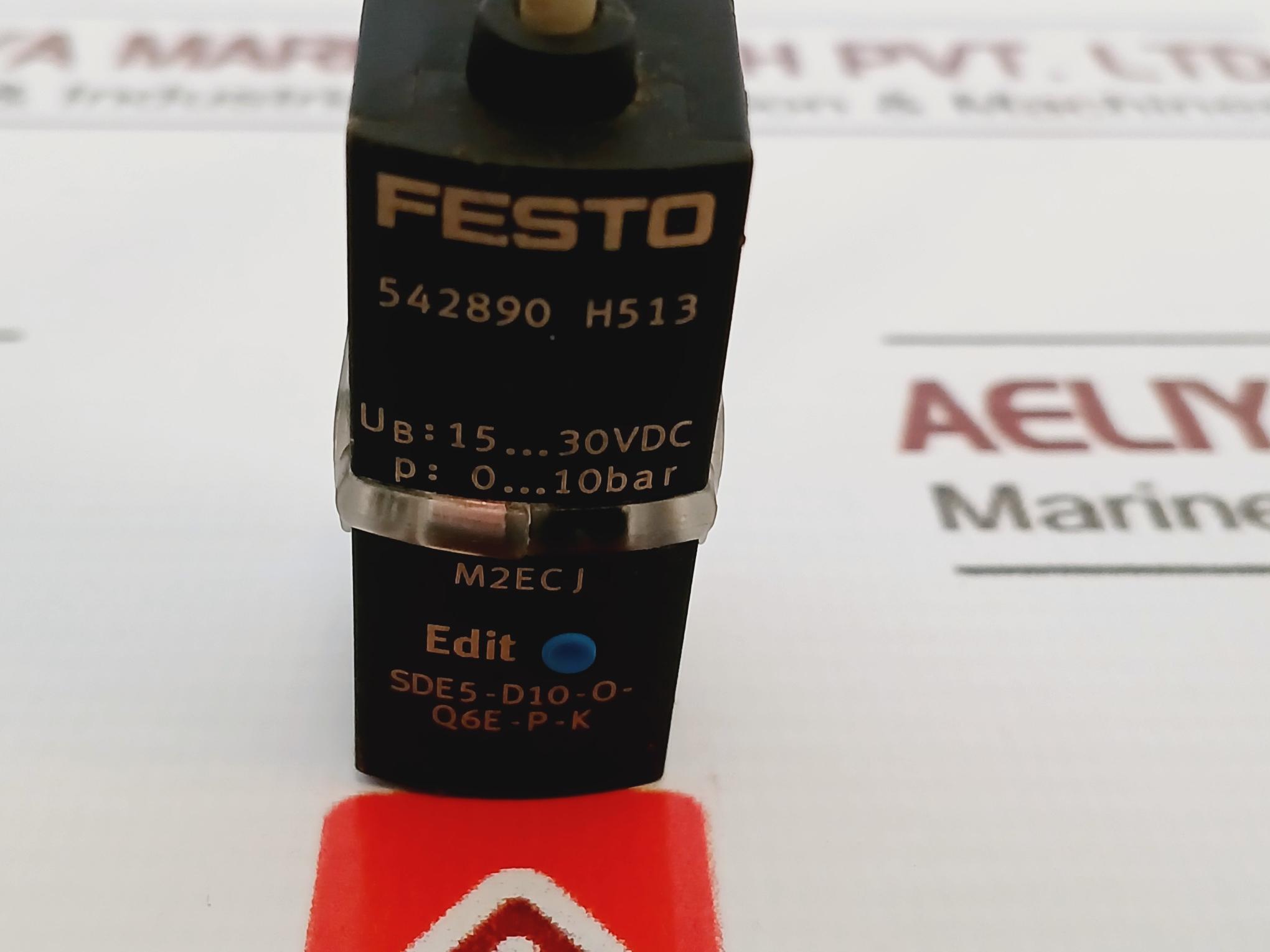 Festo Sde5-d10-o-q6e-p-k Pressure Sensor