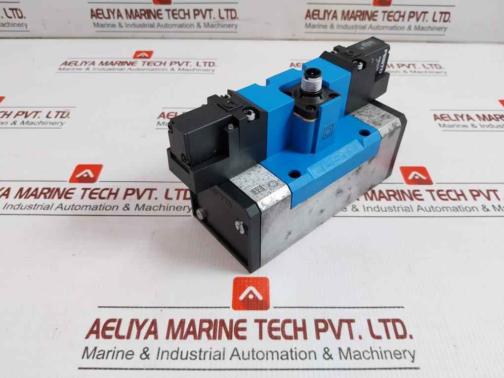 Festo Solenoid Valve 20.4-26.4V Dc 30-145 Psi Part No Jmebh-5/2-d-3-zsr-c