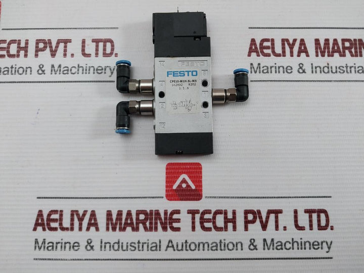 Festo Solenoid Valve Only For Connection To A Class 2 Supply Part No.Cpe10-m1H-5L-m5