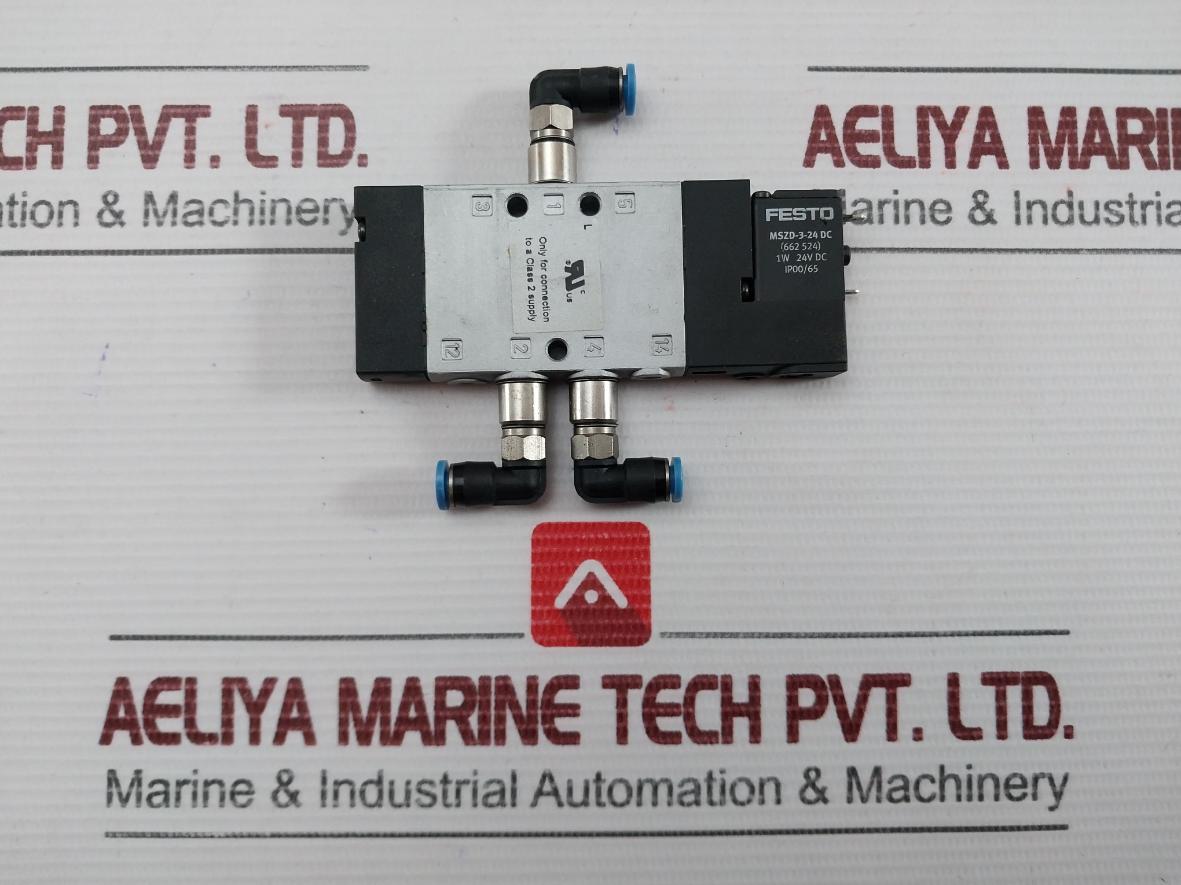 Festo Solenoid Valve Only For Connection To A Class 2 Supply Part No.Cpe10-m1H-5L-m5