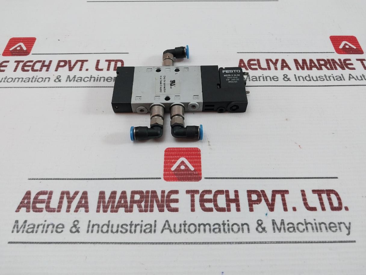 Festo Solenoid Valve Only For Connection To A Class 2 Supply Part No.Cpe10-m1H-5L-m5