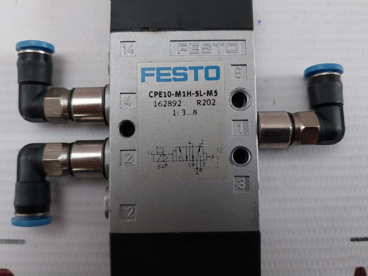 Festo Solenoid Valve Only For Connection To A Class 2 Supply Part No.Cpe10-m1H-5L-m5