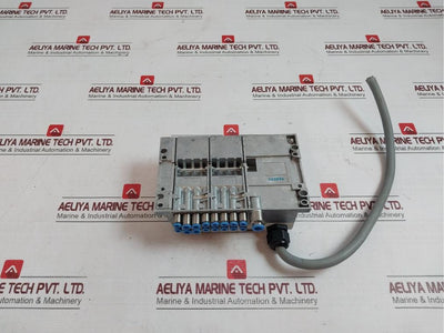 Festo Vmpa-kms1-24-5 Pneumatic Solenoid Valve Manifold Assembly 1 -0,9-10Bar
