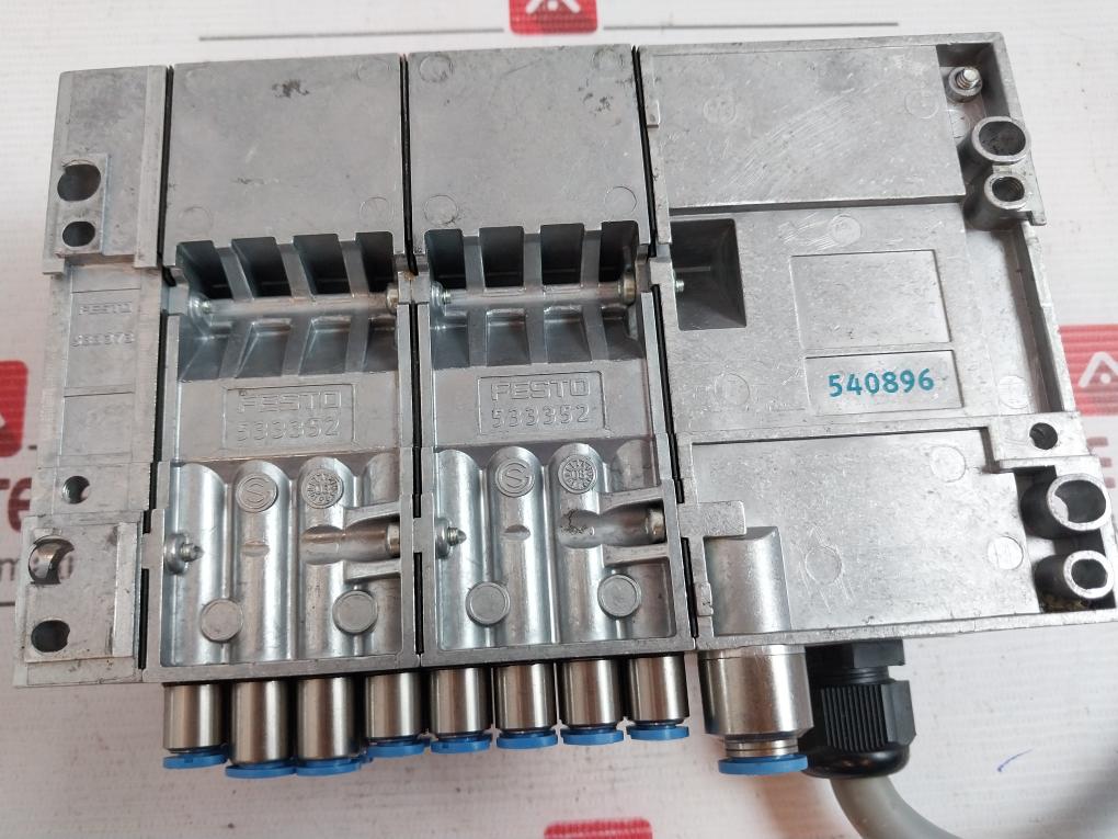 Festo Vmpa-kms1-24-5 Pneumatic Solenoid Valve Manifold Assembly 1 -0,9-10Bar