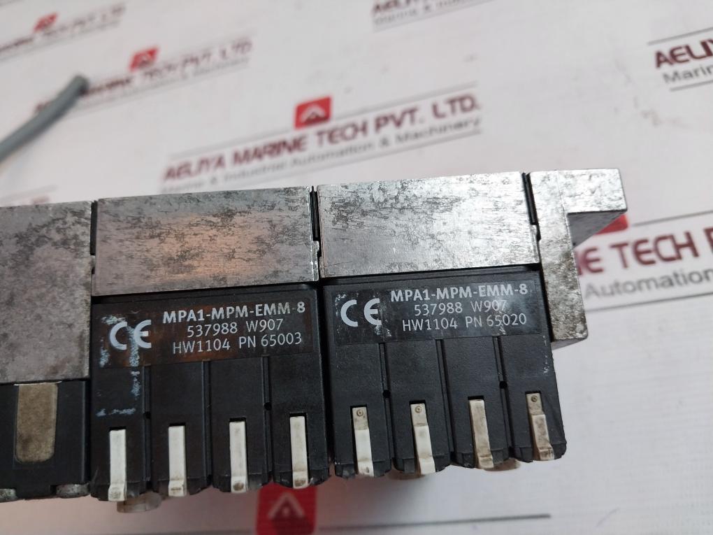 Festo Vmpa-kms1-24-5 Pneumatic Solenoid Valve Manifold Assembly 1 -0,9-10Bar