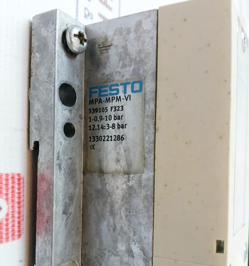 Festo Vmpa-kms1-24-5 Pneumatic Solenoid Valve Manifold Assy 1-0.9-10 Bar