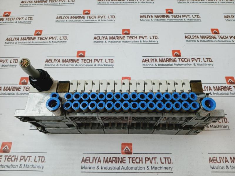 Festo Vmpa-kms1-24-5 Pneumatic Solenoid Valve Manifold Assy 1-0.9-10 Bar