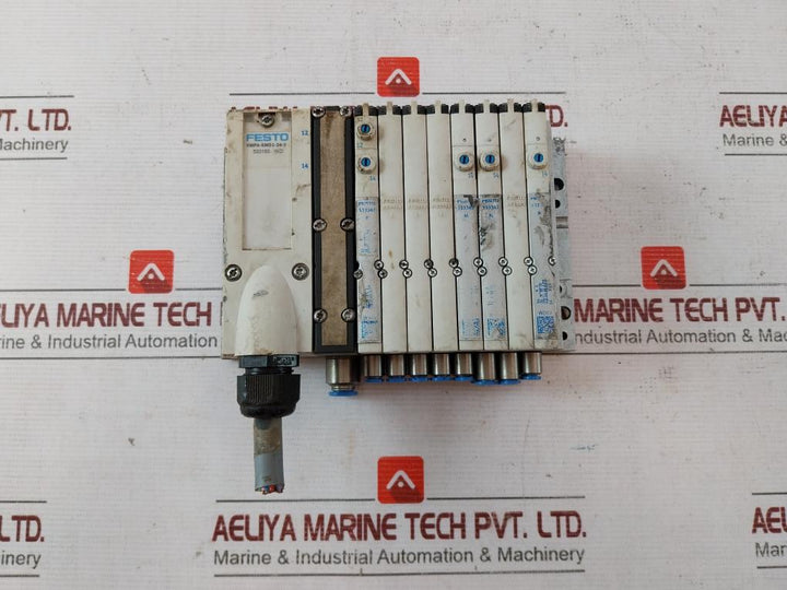 Festo Vmpa-kms1-24-5 Pneumatic Solenoid Valve Manifold Assy 3-8Bar Hw1104