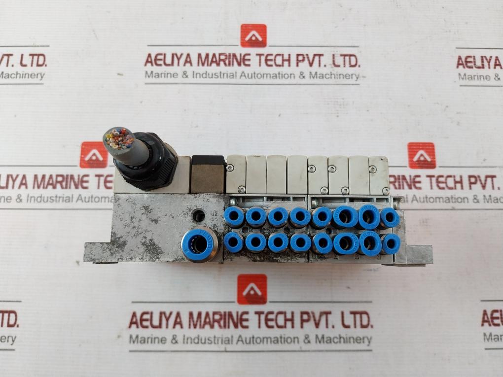 Festo Vmpa-kms1-24-5 Pneumatic Solenoid Valve Manifold Assy 3-8Bar Hw1104