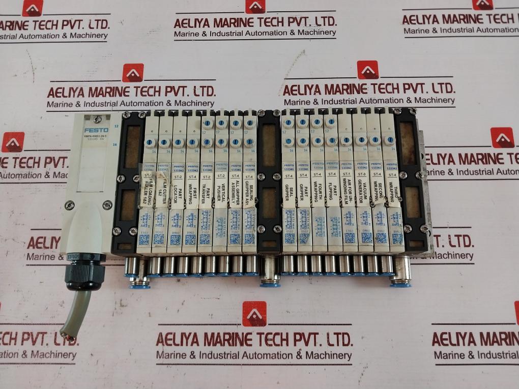 Festo Vmpa-kms1-24-5 Valve Terminal Mpa-mpm-vi, Mpa1-mpm-emm-4 1-0.9-10 Bar