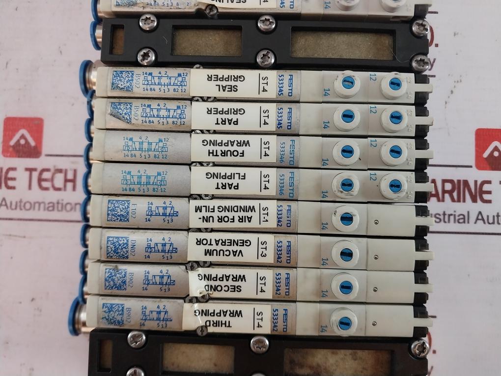 Festo Vmpa-kms1-24-5 Valve Terminal Mpa-mpm-vi, Mpa1-mpm-emm-4 1-0.9-10 Bar