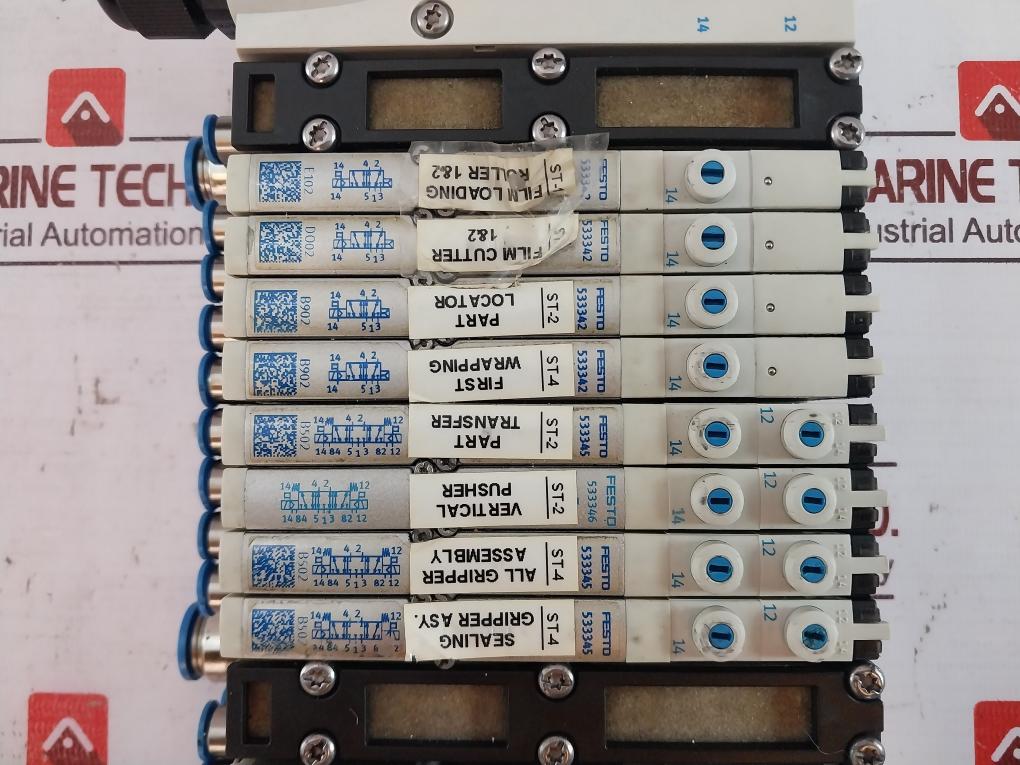 Festo Vmpa-kms1-24-5 Valve Terminal Mpa-mpm-vi, Mpa1-mpm-emm-4 1-0.9-10 Bar