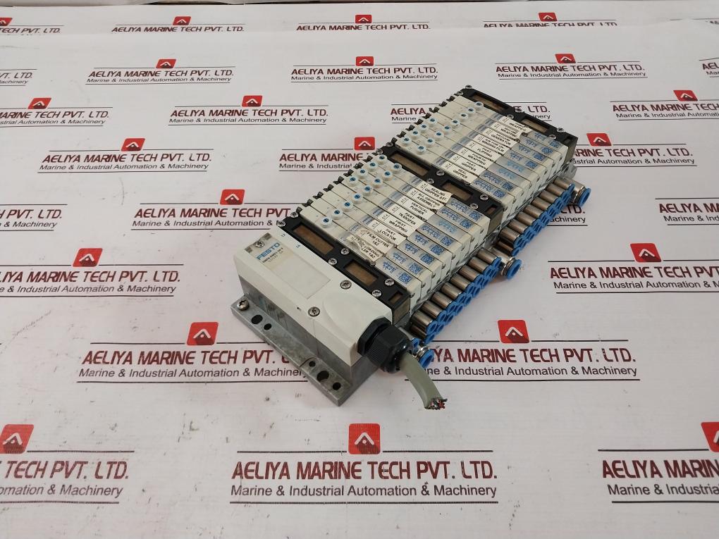 Festo Vmpa-kms1-24-5 Valve Terminal Mpa-mpm-vi, Mpa1-mpm-emm-4 1-0.9-10 Bar