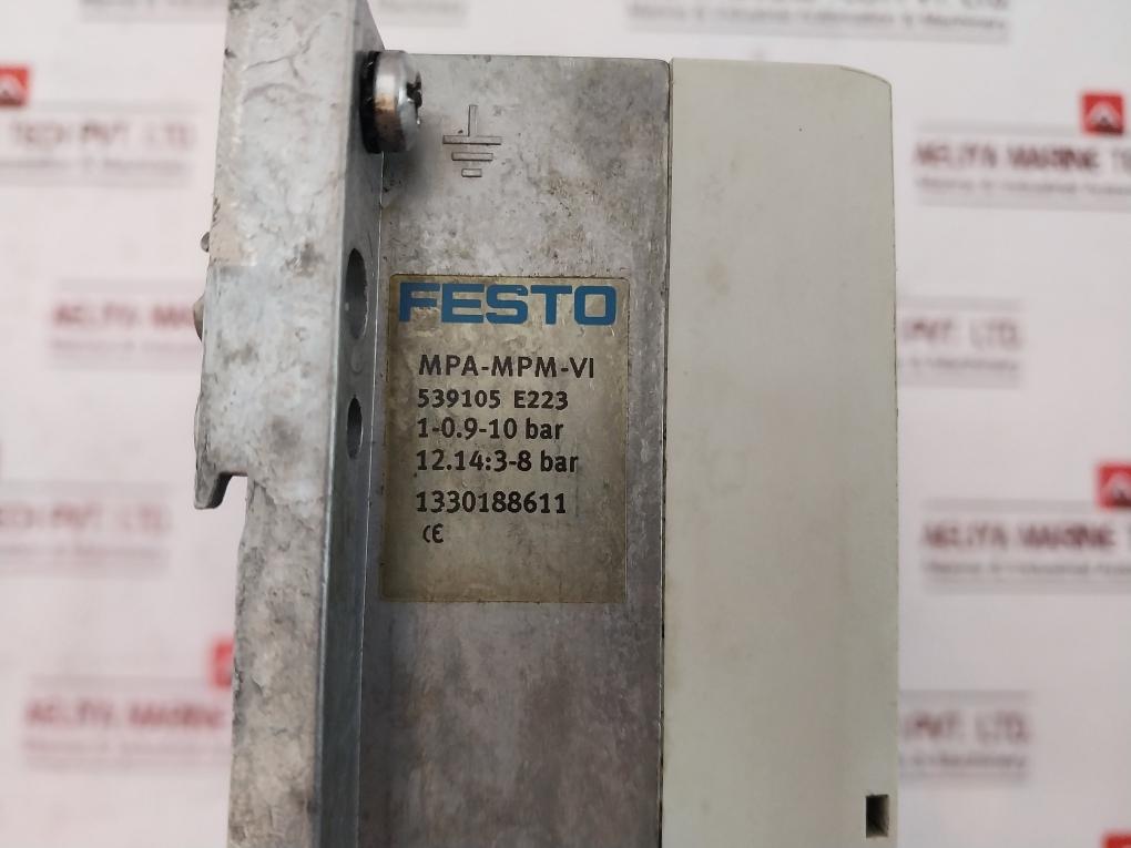 Festo Vmpa-kms1-24-5 Valve Terminal Mpa-mpm-vi, Mpa1-mpm-emm-4 1-0.9-10 Bar