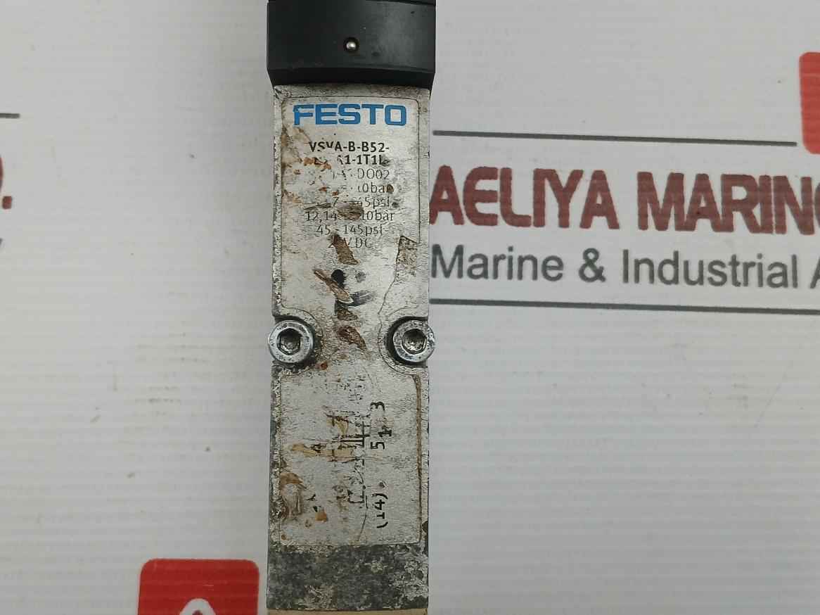 Vsva-b-b52-zd-a1-1T1L Solenoid Valve Brand Festo Ip65 24Vdc -13,7-145Psi