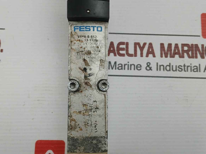 Vsva-b-b52-zd-a1-1T1L Solenoid Valve Brand Festo Ip65 24Vdc -13,7-145Psi
