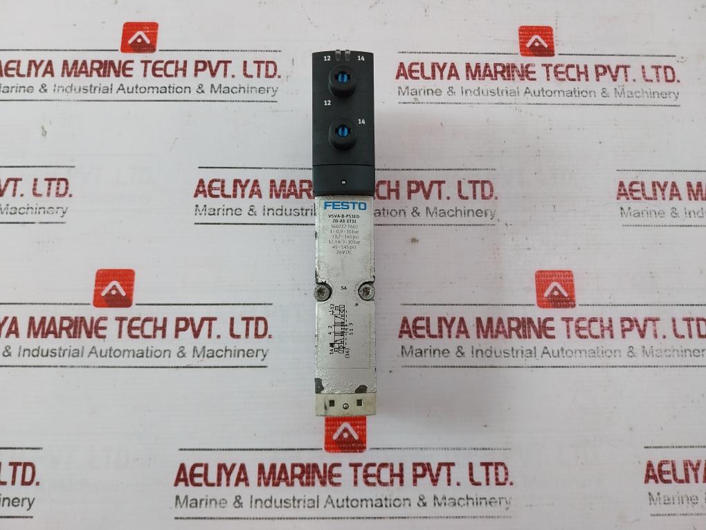 Festo Vsva-b-p53Ed-zd-a1-1T1L Solenoid Valve 24V Dc 6W Ip65 Hw M19