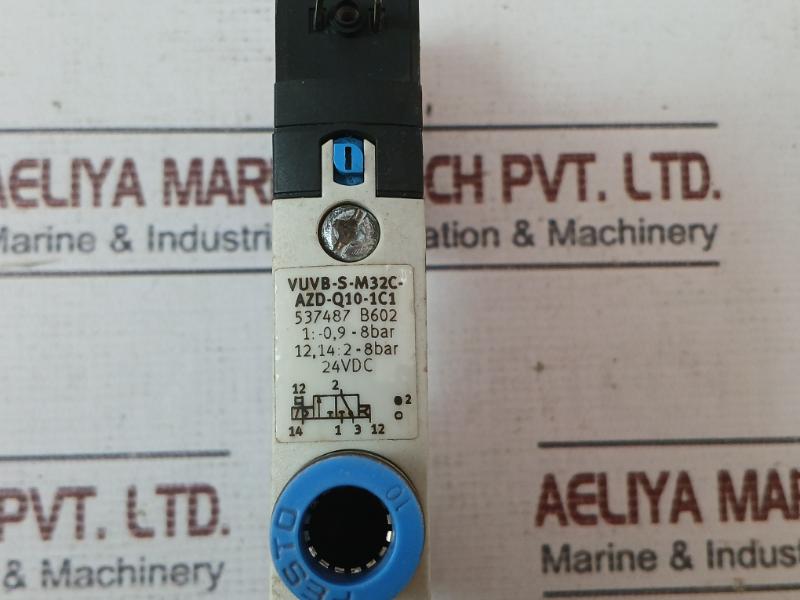 Festo Vuvb-s-m32C-azd-q10-1C1 Solenoid Valve Vuvb/Terminals Vtub B602 24Vdc B609