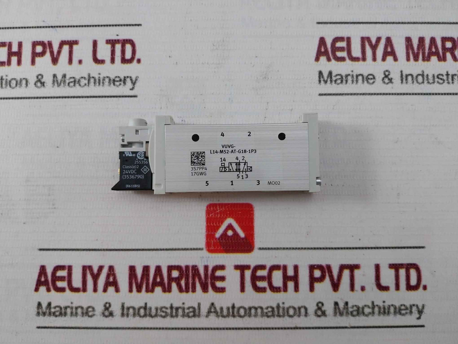 Festo Vuvg-l14-m52-at-g18-1P3 Solenoid Valve 17Gwg 24Vdc K611Bi5