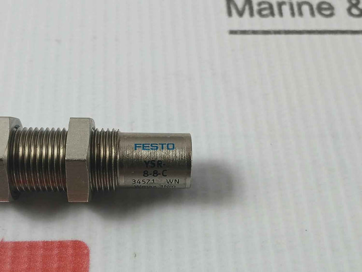 Festo Ysr-8-8-c Hydraulic Buffer 34571 Wn Wmax 3Nm