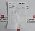 Festo 384306 Wear-out-part Set Chamber Seal,Cushion Plate,Vane,Lub-kc1 Grease