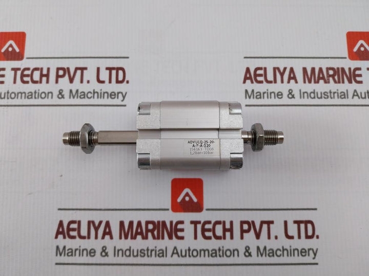 Festo Advulq-25-20-a-p-a-s20 Compact Cylinder 1.2Bar-10Bar 156163
