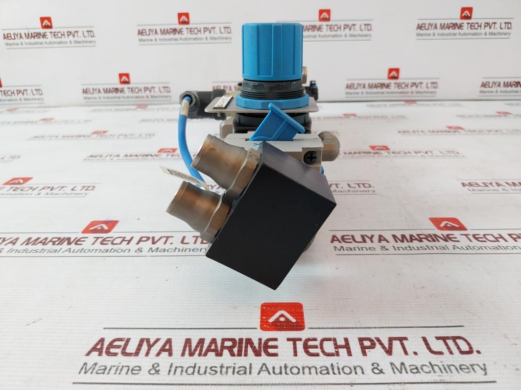 Festo Hea-m2-g1/2 Manual On-off Valve With Pressure Switch Pev-1/4A-wd F843