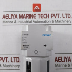 Festo Lf-d-midi Filter Regulator 16 Bar 230Psi 1.6 Mpa