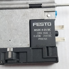 Festo Mszc-3-21 Dc Pneumatic Solenoid Valve Coil Ip00/65